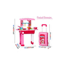 LXINDIA Toys Zest 4 Toyz Acrylonitrile Butadiene Styrene Kitchen Set(Pink-C)