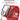 LX INDIA watch screen protector foils Zitel Case with Screen Protector Compatible with Apple Watch 40mm(Red)