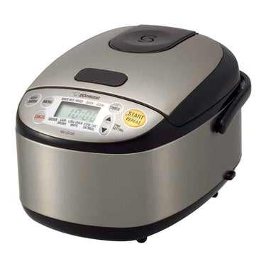 LXINDIA Rice cooker Zojirushi NS LGC05XB 3 Cups Rice Cooker and Warmer (Stainless Black)