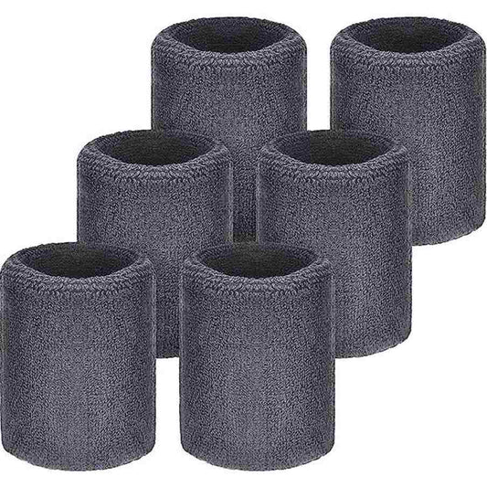 LX INDIA Sweat Bands Grey ZOKNI® Sweat Wrist Bands for Men & Women