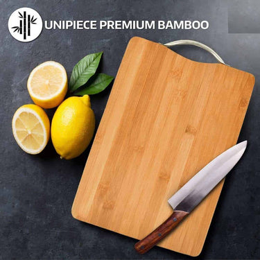 LXINDIA Choping Board Zollyss Large Natural Bamboo Wood Chopping Cutting Board