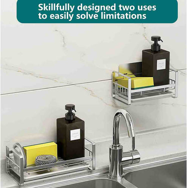 LXINDIA Sink organizer Zollyss Sponge Holder Kitchen Sink Organizer