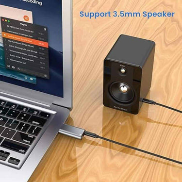 LXINDIA Sound Card ZORBES USB Audio Adapter HIFI USB Sound Card