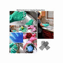 LXINDIA Gloves Zureni Silicone Gloves Reusable Rubber Dishwashing Kitchen