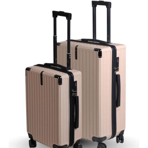 Zensu Horizon Beige Trolley Bags – Set of 2
