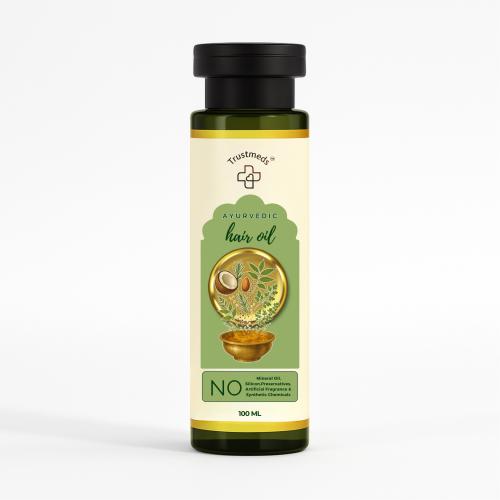 Trustmeds 10-Herb Ayurvedic Hair Oil 100ml