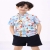 DANGAR Boys Printed Shirt &amp; Shorts Set | Kids Cartoon &amp; Heart Print Casual Wear Set | Half Sleeve Shirt with Red Shorts for Boys