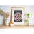 LOKAL LIVIN Pressed floral art for wall decor, Home decor, House warming gift Gift For Your Loved Ones