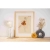 LOKAL LIVIN Girl in Pressed floral art for wall decor, Living room decor idea Gift For Your Loved Ones