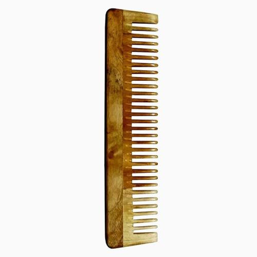 Regular Detangler Neem Wood Comb – 7.5 Inches