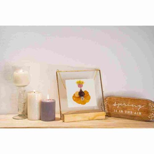 Mini Vintage Pressed Flower Wall Art | Decorative Floral Gift
