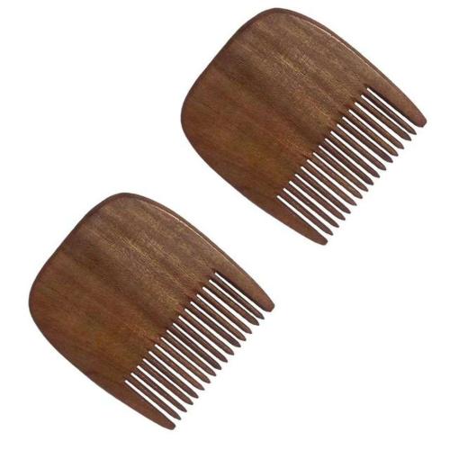 Neem Wood Beard Combs – Pack of 2