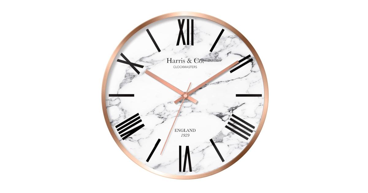 HARRIS & CO. CLOCKMASTERS Luxury Wall Clock | LX INDIA