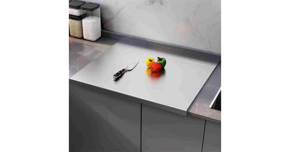 Vasukie 304 Stainless Steel Chopping Board (Table TOP) for Kitchen | LX ...