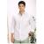 Men's Full Sleeve Spread Collar V-Neck Cotton Shirt