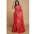 Red Pure Kosa Silk Handmade Tribal Work Saree &ndash; Authentic Chhattisgarh Handloom Luxury Traditional Saree