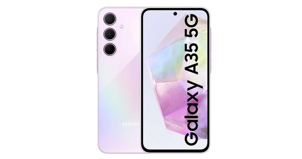 Samsung Galaxy A35 5G 8GB RAM, 128GB Storage Awesome Lilac | LX INDIA