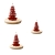SS Enterprise Organic Soy Wax Christmas Tree Pillar Candles for Decor, Scented Aromatic Fragrance Candles, Smoke-Free, Xmas Decoration Accessories