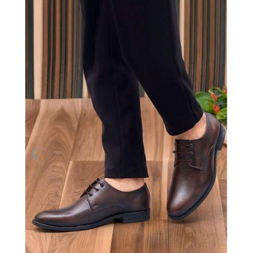 Men's Formal Shoes | Brown Derby Shoes | Office Shoes for Men & Boys | WUGO
