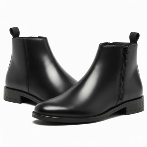 Men’s Chelsea Boots | Faux Leather Slip-On Ankle Boots | Casual & Formal Footwear | WUGO 