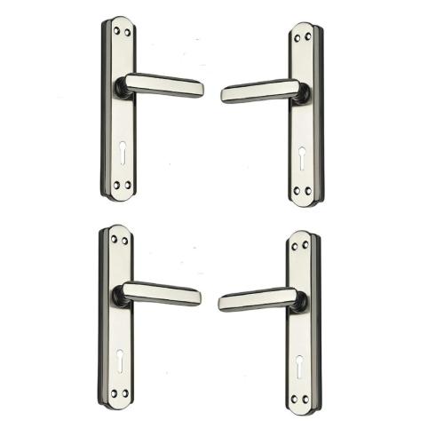 7-Inch Steel KY Mortise Handle Pair, Satin Black, Pack of 2 Pairs (S701MSBW)