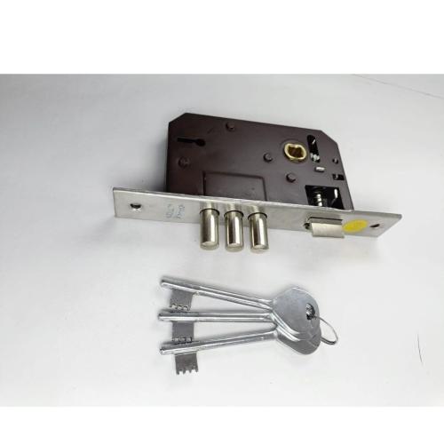 65 mm 6-Lever 3-Bullet Mortise Lock Body, Double Action, 3 CP Keys (BML6)