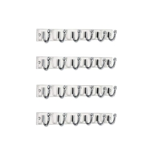ONMAX stainless steel 6 pin Goli cloth hanger pack of 4