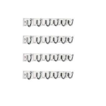 ONMAX stainless steel 6 pin Goli cloth hanger pack of 4