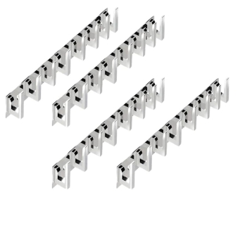ONMAX stainless steel 8 hook wall hanger pack of 4