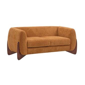 The Furnishery olive green 2 seater sofa for living room