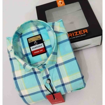 FABRIZER Men's Multicolor Checkered Casual Shirt