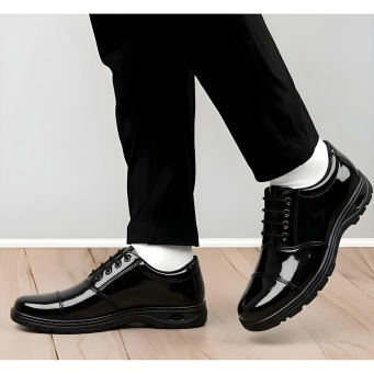 WUGO leather steel toe safety shoes for men