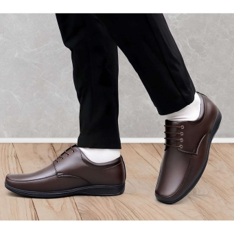 WUGO brown stylish formal shoes for men and boys