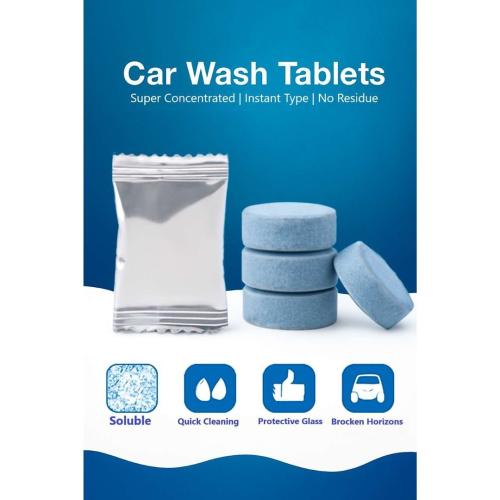 Car Windshield Cleaning Tablet | Super Concentrated Instant Vehicle Glass Cleaner (Each Tablet Separately Packed)