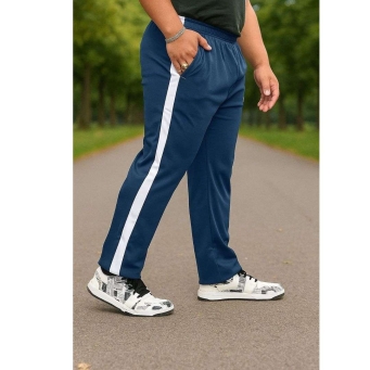Men solid blue track pants by ADAAISTIC sportswear