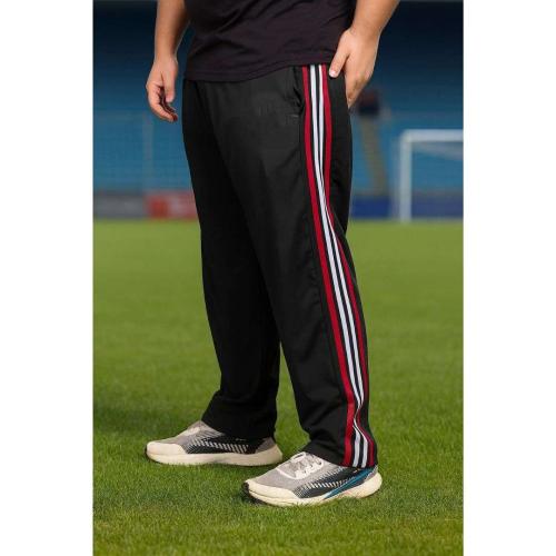 ADAAISTIC SPORTS Men Striped Black Track Pants