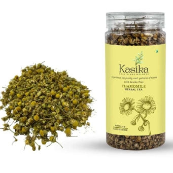 Dried chamomile flower herbal tea bags