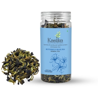 Kasika dried butterfly blue pea flower herbal tea 55g PET jar