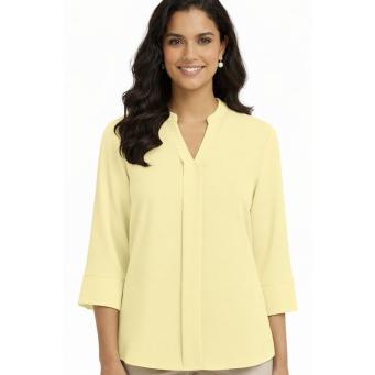 Yellow formal top for women