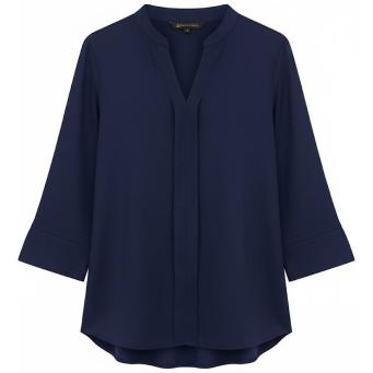 Blue formal top for women