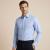 Azure Executive Blue Solid Formal Shirt for Men