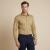 Desert Classic Khaki Solid Formal Shirt for Men