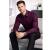 Regal Violet Solid Formal Shirt for Men