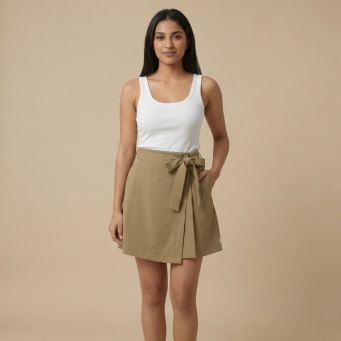Stylish Wrap Skirt