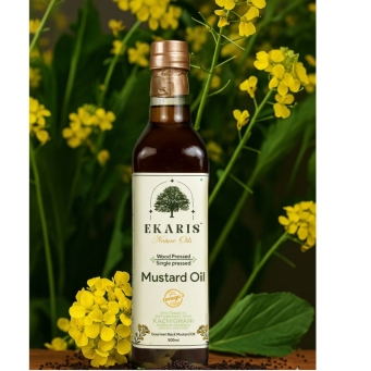 Wooddpressed mustard oil