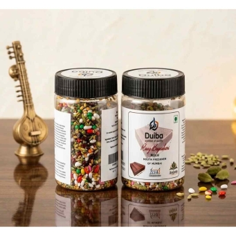 Duiba Raag Bageshwari mouth freshener jar 500g family pack with flavorful traditional mukhwas blend