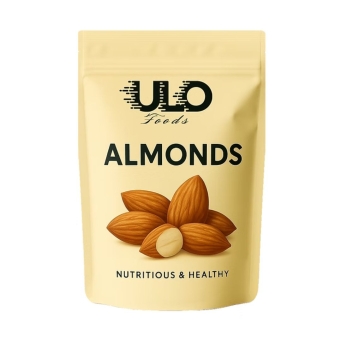 ULO FOODS Almonds 100g premium quality almond nuts rich in protein fiber and essential nutrients