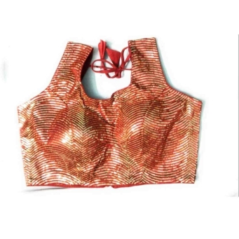 Pure silk blouse front view