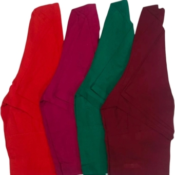Assorted multicolor round neck blouses for women
