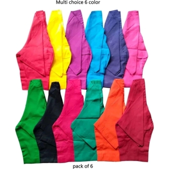 Multicolor round neck blouse collection for women